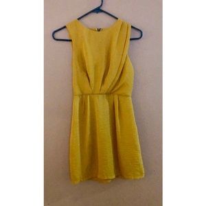 Bar III Mustard Yellow Dress